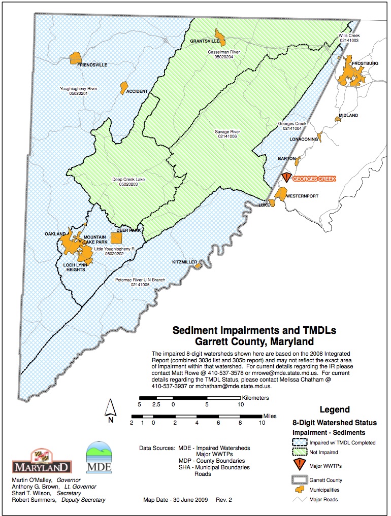 Sediment Impairment in GC